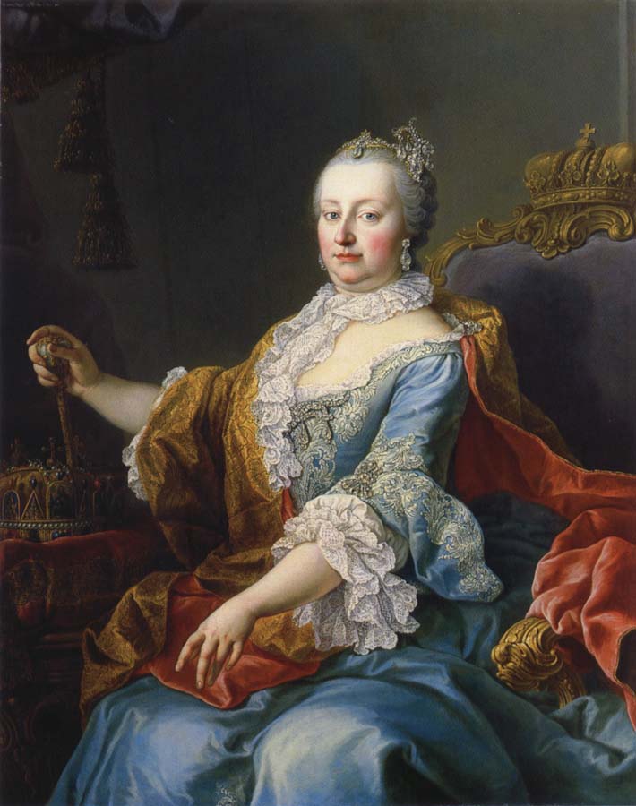 Portrait of empress Mary Teresia
